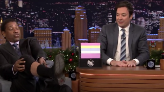 Denzel Washington & Jimmy Fallon Dramatically Read Greeting Cards