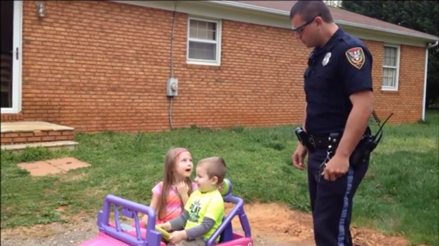 Kids \'Pulled Over\' by Cop Dad Offer Hilarious Commentary During Getaway