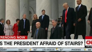 CNN Is Getting Roasted For Asking White House If President Trump Is 'Afraid Of Stairs'