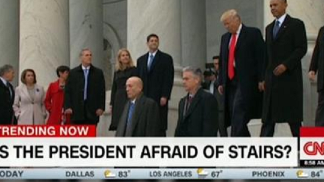 CNN Is Getting Roasted For Asking White House If President Trump Is \'Afraid Of Stairs\'